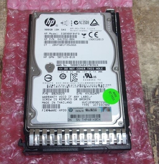HP EG0900FBVFQ 641552-004 2.5" Hard Drive 900GB SAS