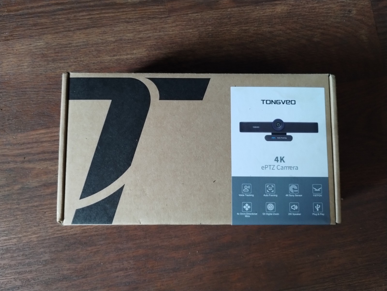 4K Tongveo Auto framing conference webcam 4K ePTZ Camera Latest Version