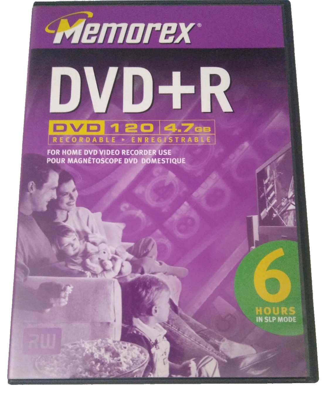 Memorex 4.7GB DVD+R 4x Recordable Media 6 Hours SLP New Open Box