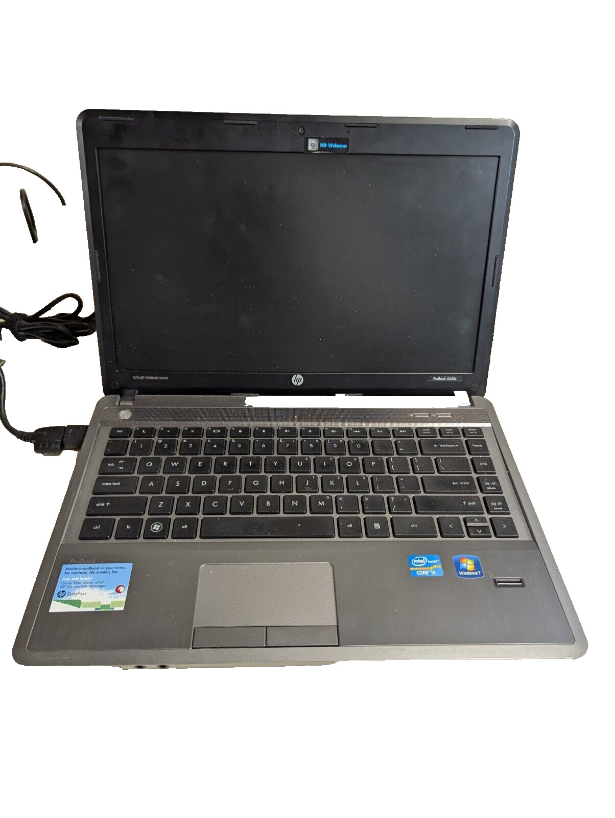 HP ProBook 4440s 14in.  Intel Core i3-2nd NO Ram/CORD/HDD Boots #311