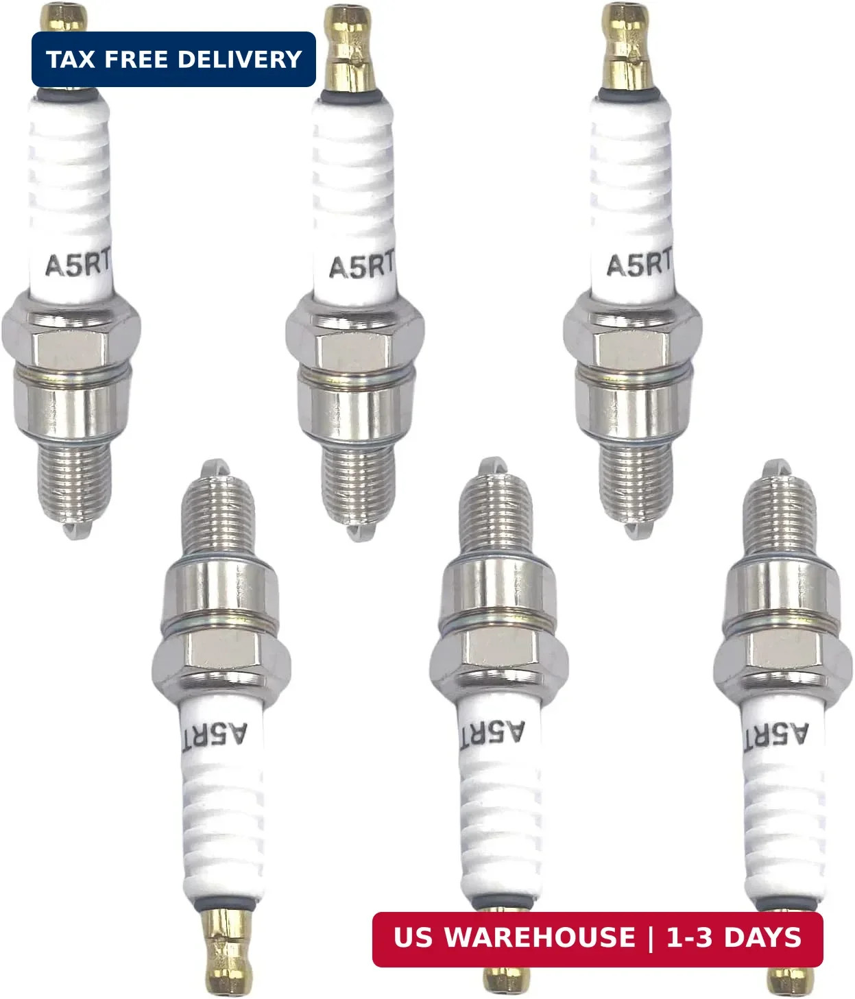 6 Pcs A5rtc Spark Plugs Replace for Honda GX31 GX100 GXH50 for Champion 808/Z9Y