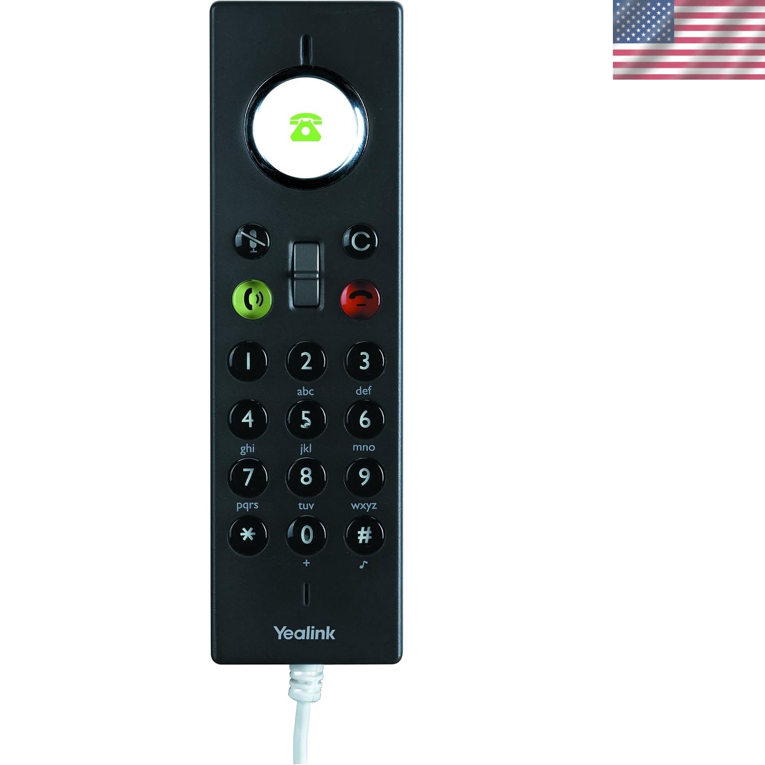 Skype Phone P11B: Corded Digital Phone for VoIP with Multi-Line Functionality