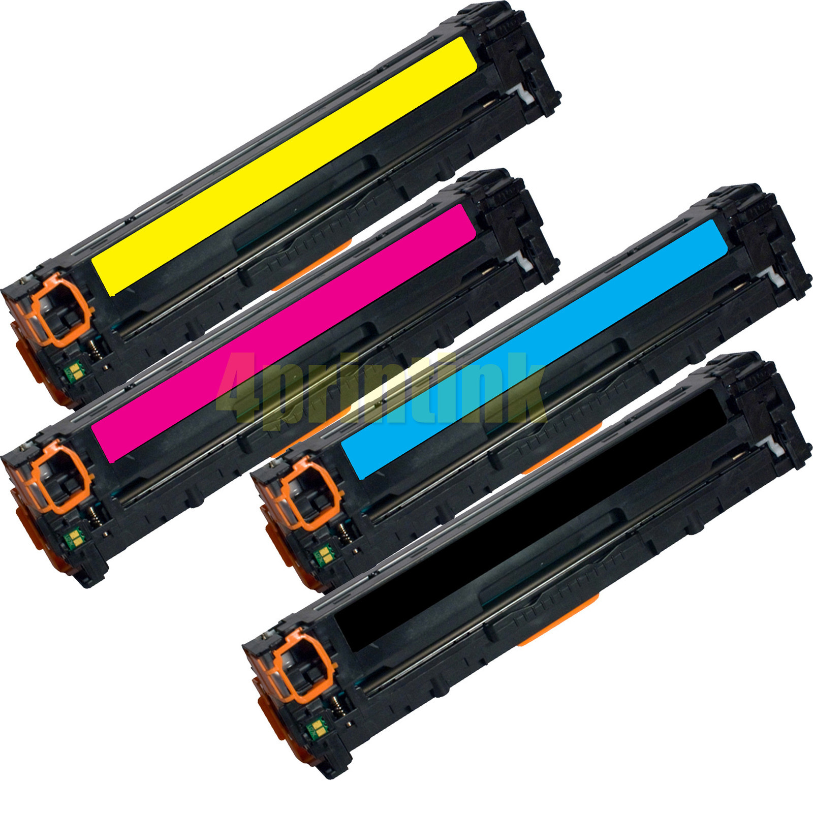4 x 125A Toner for HP CB540A CB541A CB542A CB543A Color Laserjet CP1515n CP1518