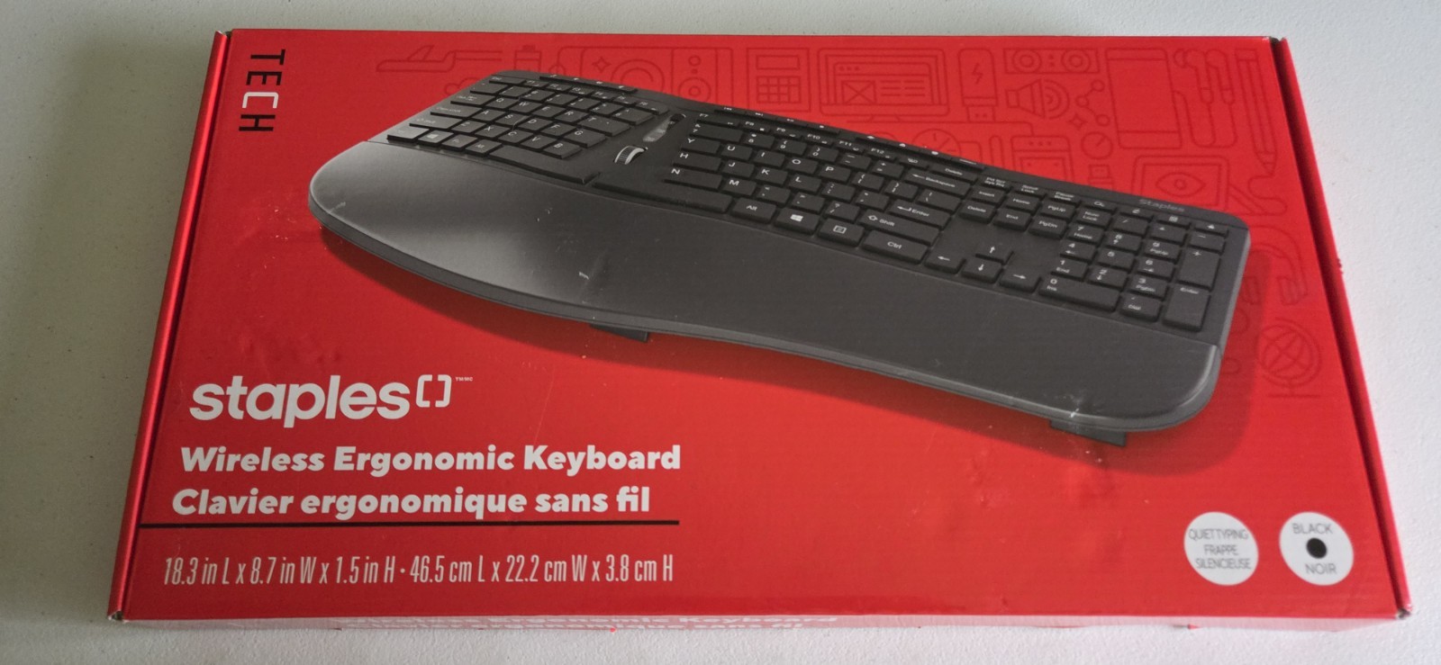 Lot Of 2 Keyboards-Staples Tech Wireless ST62603 + Trueque Wireless Keyboard...