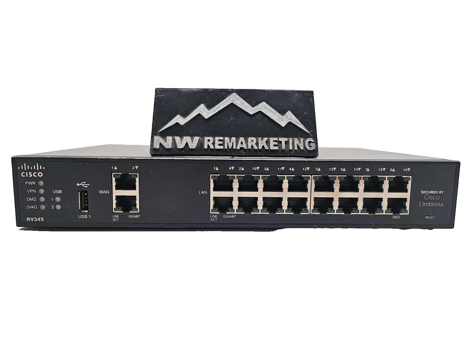 Cisco RV345-K9-NA 16-port Dual WAN Security Router