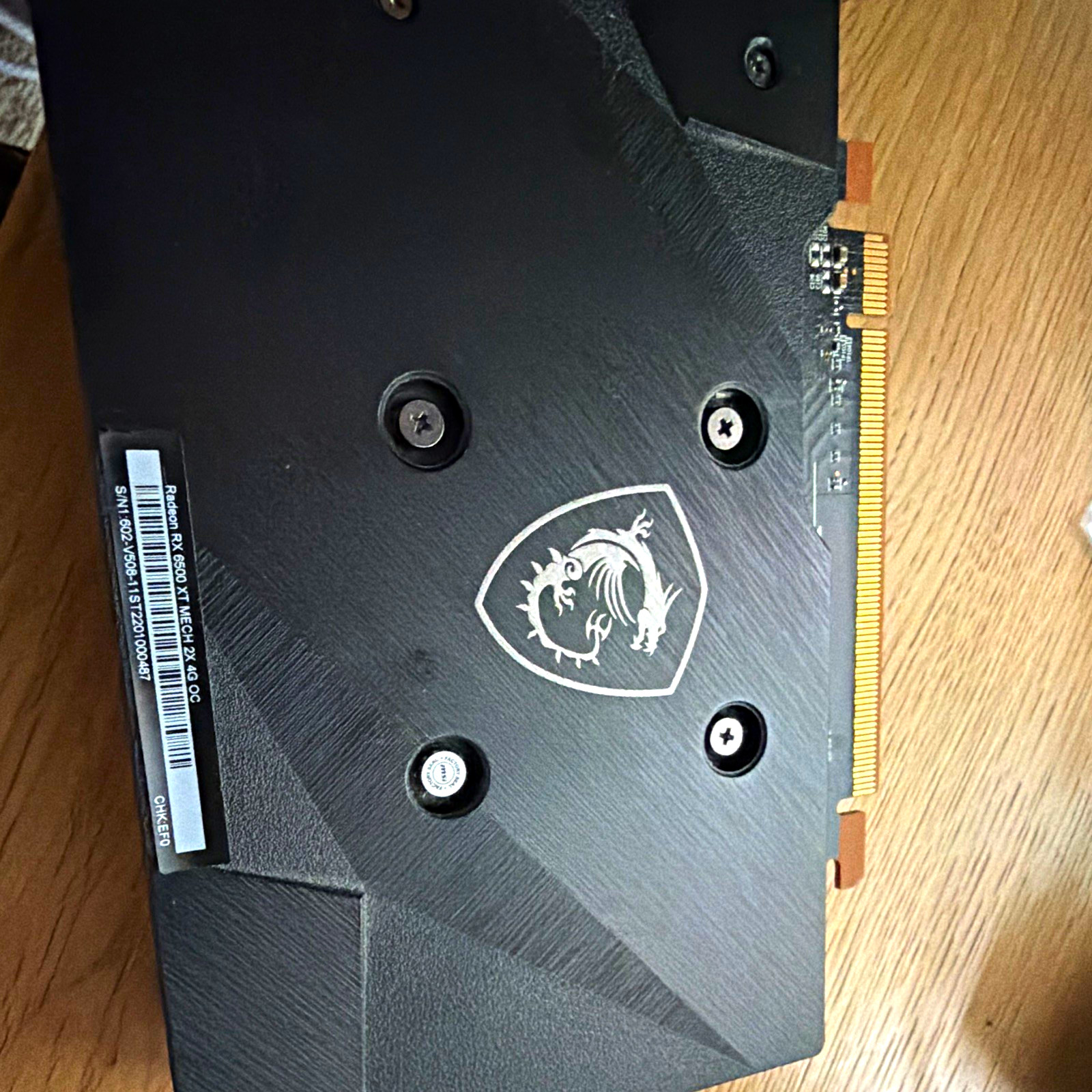 MSI Radeon RX 6500 XT MECH 4GB VRAM