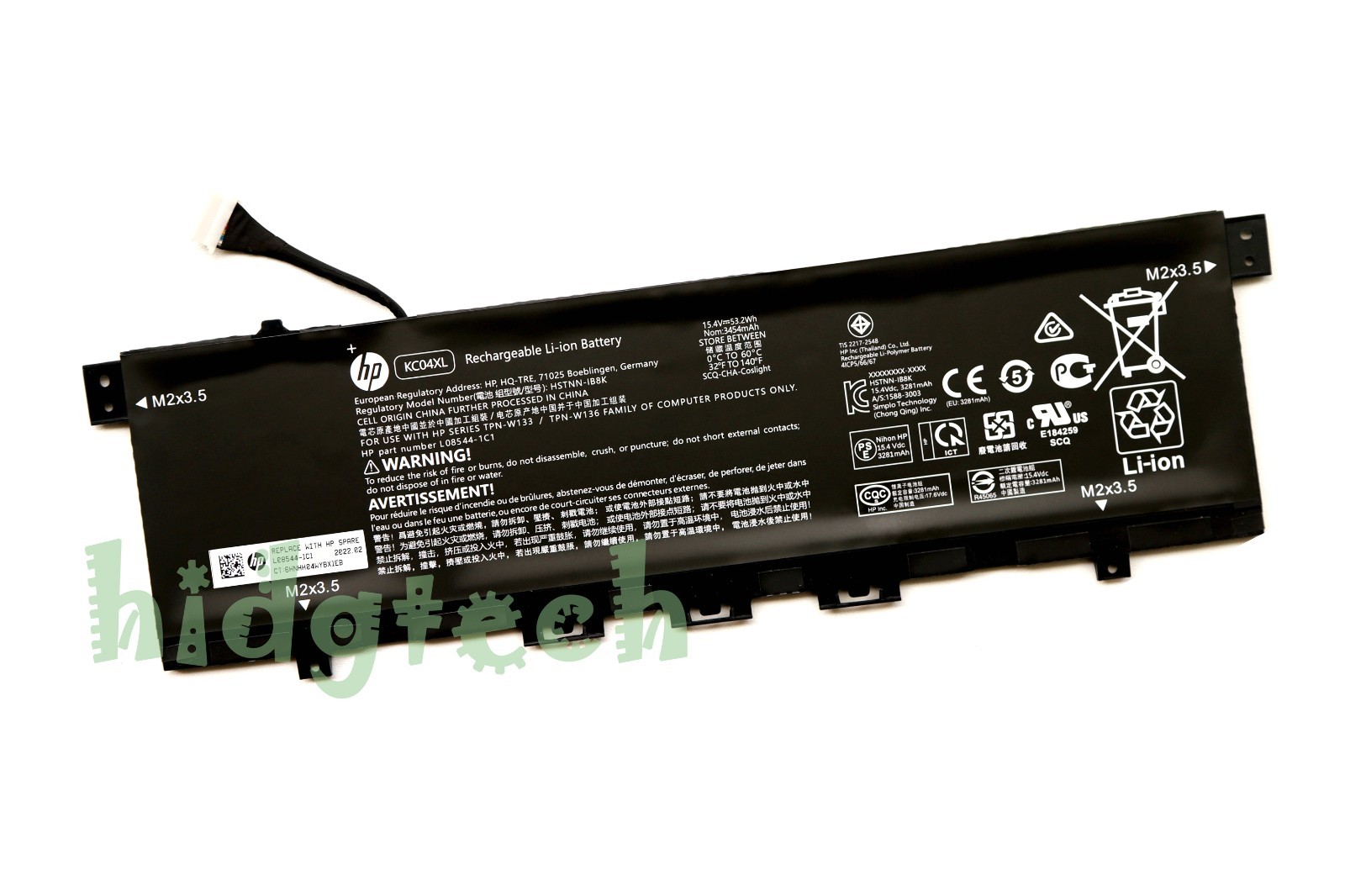 New Genuine KC04XL Battery for HP ENVY 13-AG 13-AH 13-AR HSTNN-DB8P HSTNN-IB8K