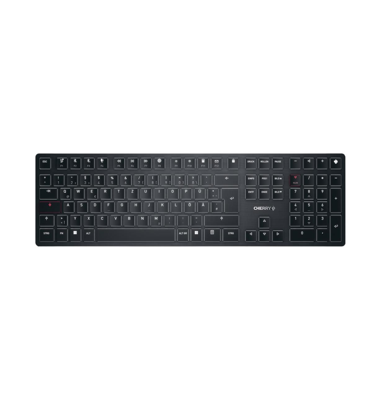 Cherry G8U-27000LTBDE-2Kw X Ulp Keyboard USB + RF Wireless Bluetooth Qwert ~E~