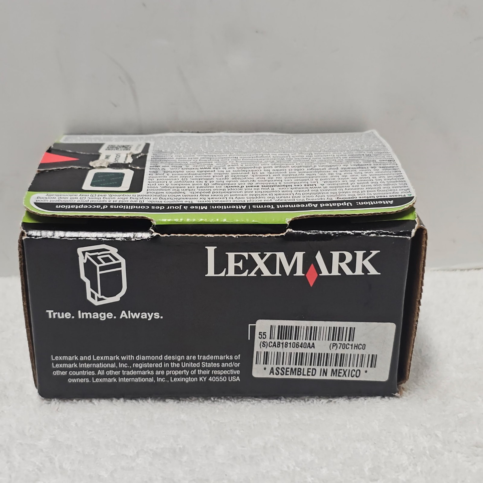 Lexmark 701HC Cyan Toner Cartridge High Yield OEM New Open Box Sealed Bag