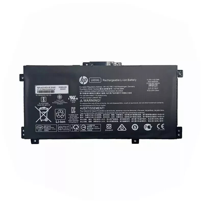 NEW OEM LK03XL Battery For HP ENVY X360 15-BP 15M-BQ 17M-CE 17-BW L09281-855