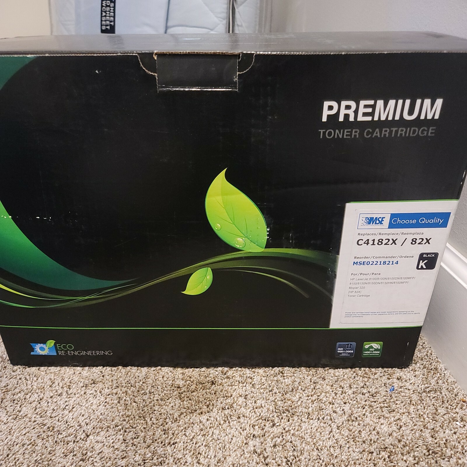 NEW MSE Premium Toner Black Cartridge Standard Yield C4182X  HP LaserJet 