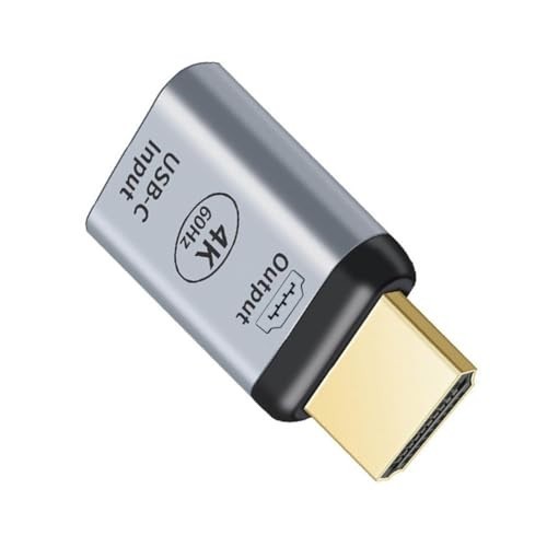 USB-C Female to HDMI Male Adapter 4K 60Hz Unidirectional Laptop Tablet TV