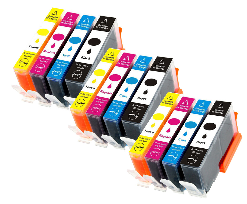 12PK Ink Cartridge + chipCombo Set for 564XL Photosmart 6510 6512 6515 6520 6525