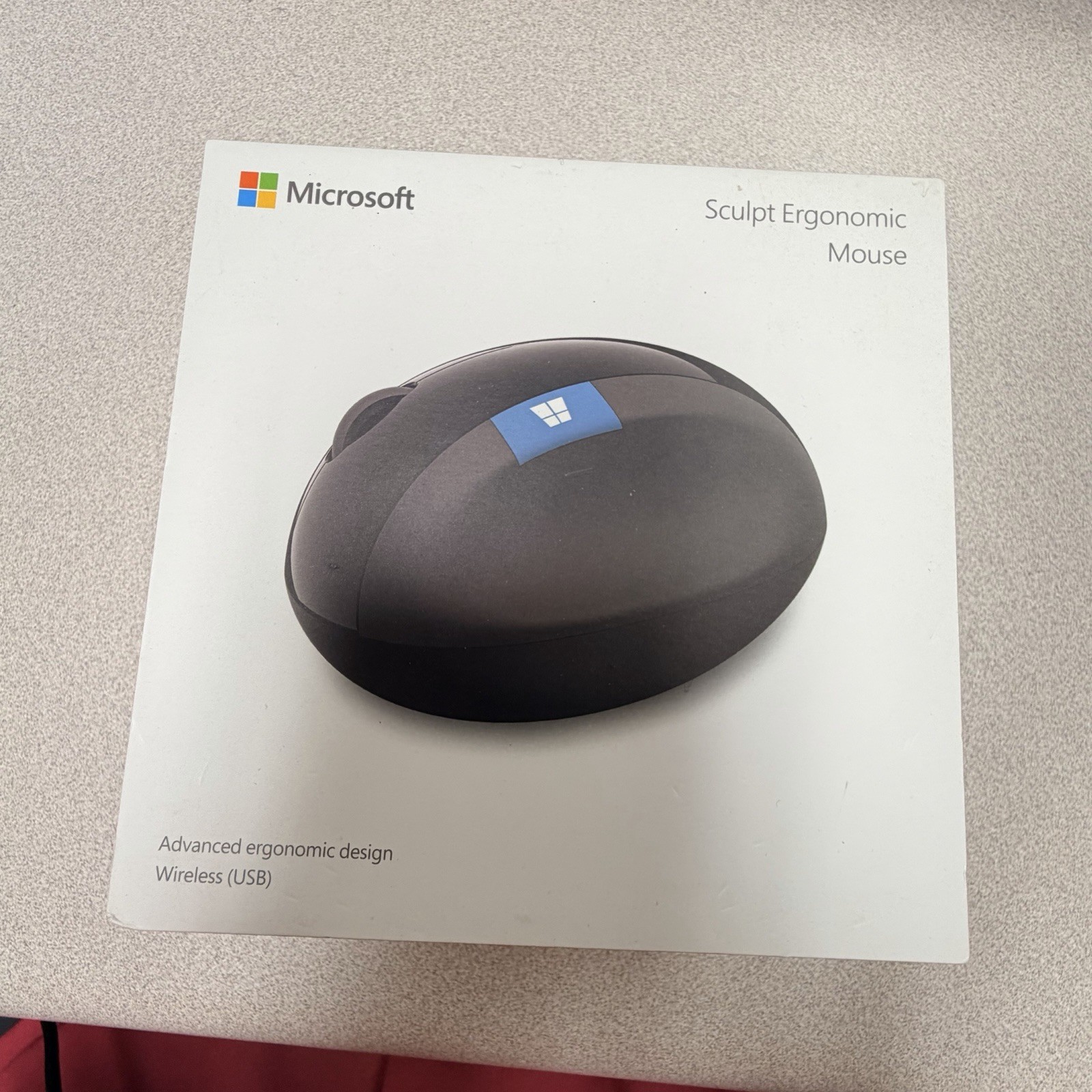 Microsoft Sculpt Ergonomic Mouse L6V-00001 Black USB Optical PC Laptop  1560
