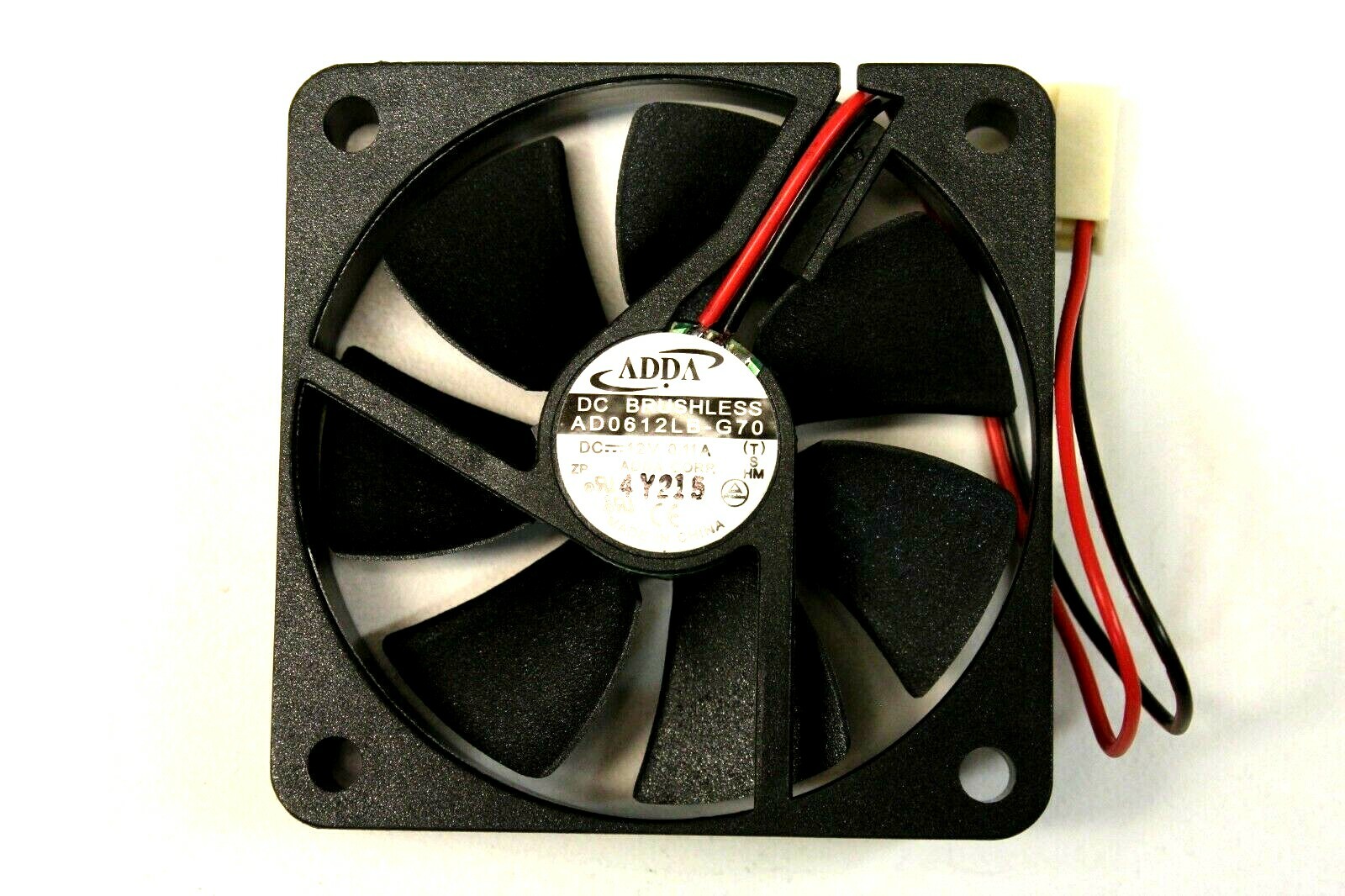 AD0612LB-G70 adda 12v @.11 amps / Watts 1.32 60 X 60 X 10 *mm 3500 RPM NEW 