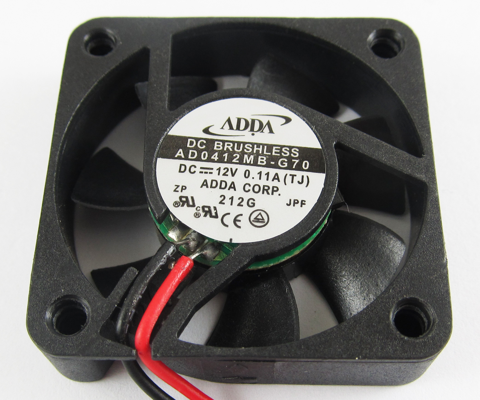 1pc ADDA AD0412MB-G70 40x40x10mm 4010 DC 12V 0.11A  Cooling Fan 2pin Connector