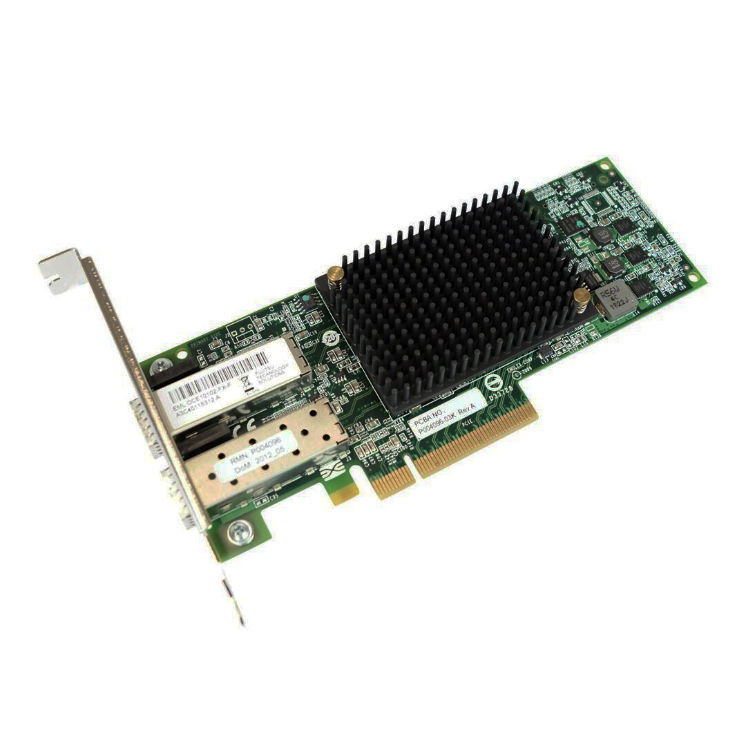New Fujitsu Emulex Dual Port 10Gb FCoE PCIe CNA Card A3C40115312 OCE10102-FX-F