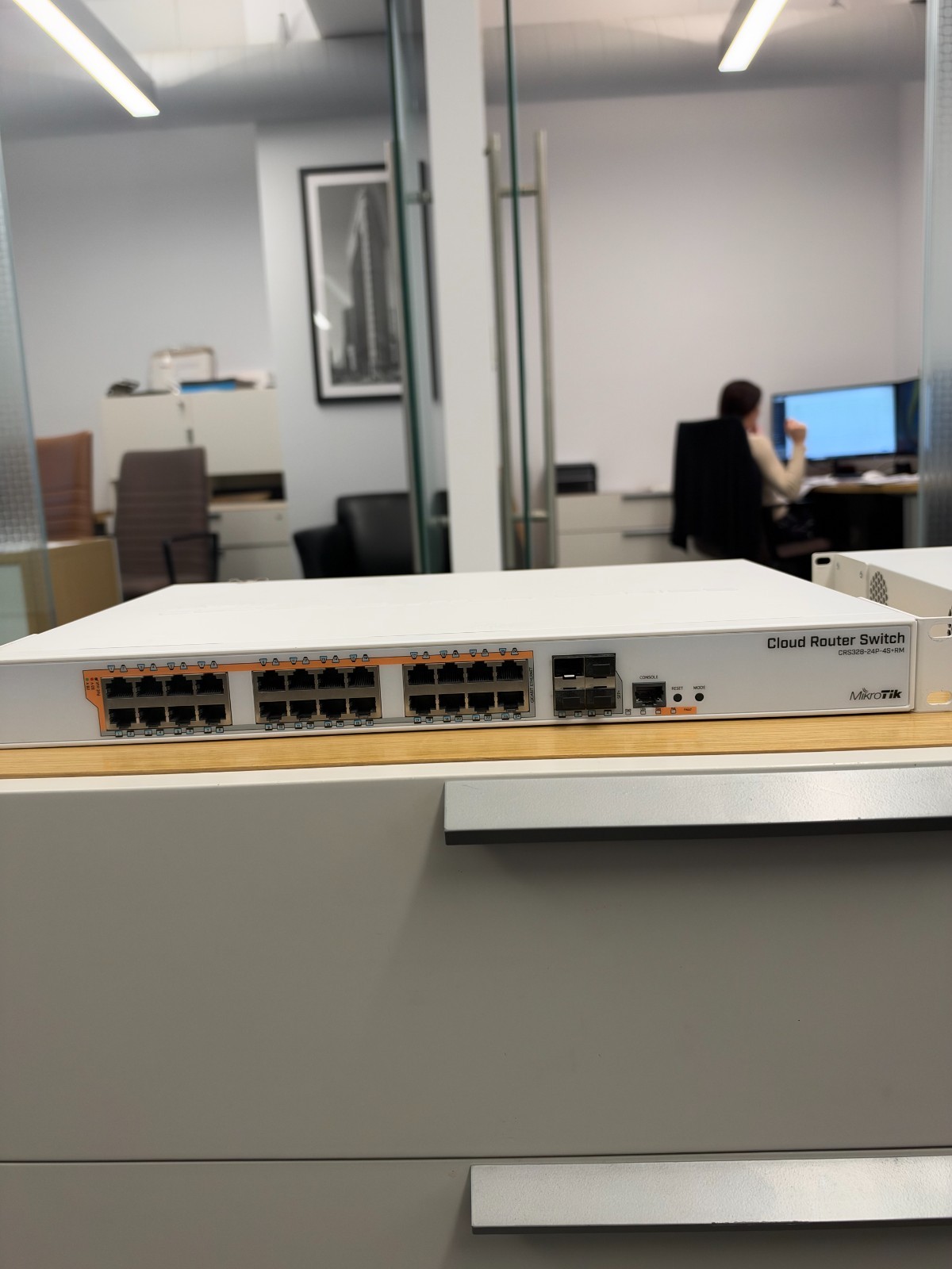 MikroTik CRS328-24P-4S+RM 24 Port Gigabit Ethernet Switch with 4 10Gbps SFP+...