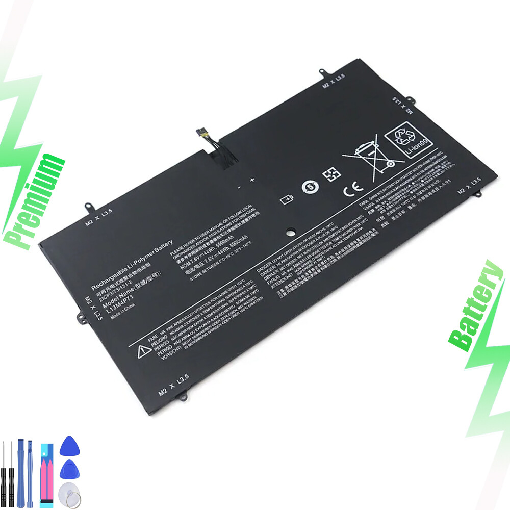 L14S4P71 L13M4P71 Battery for Lenovo Yoga 3 Pro 1370 Pro 5Y71 80HE 44Wh