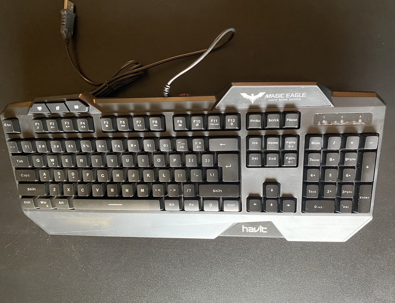 Havit Magic Eagle HV-KB392L Multi Function Backlit Keyboard  Gaming Keyboard