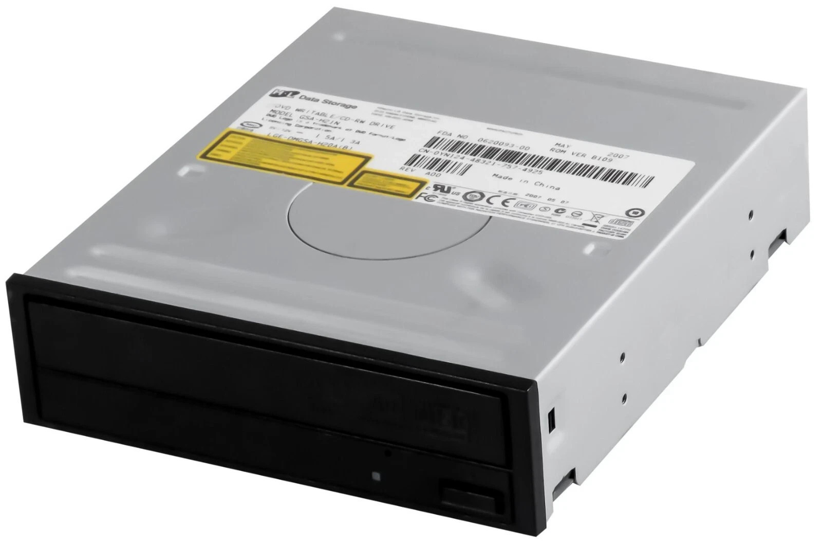 Hitachi LG GSA-H21N DVD WRITABLE/CD-RW Drive  Black Warranty