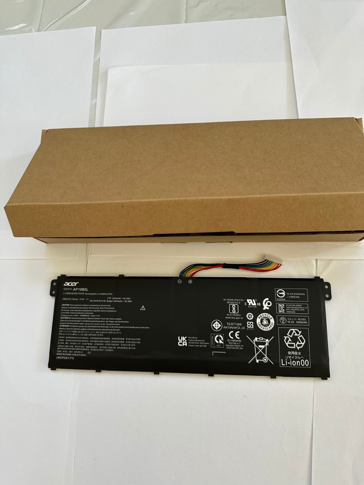 New Genuine AP19B5L Battery For Acer Aspire 5 A515-43 A515-55 Swift 3 SF314-42
