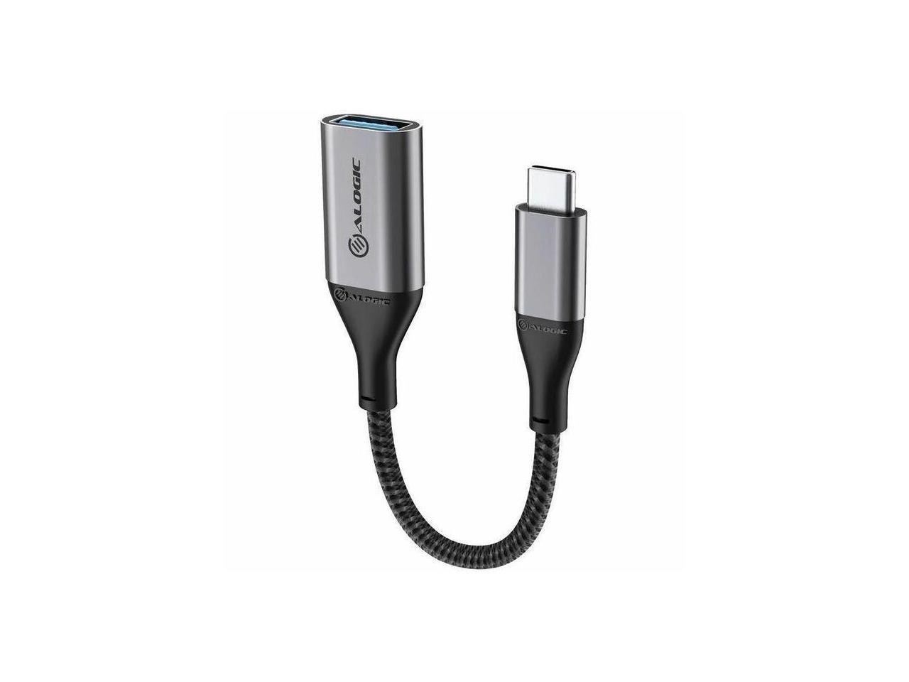 Alogic Super Ultra USB 3.1 USB-C to USB-A Adapter 15cm Space Grey ULCAASGR