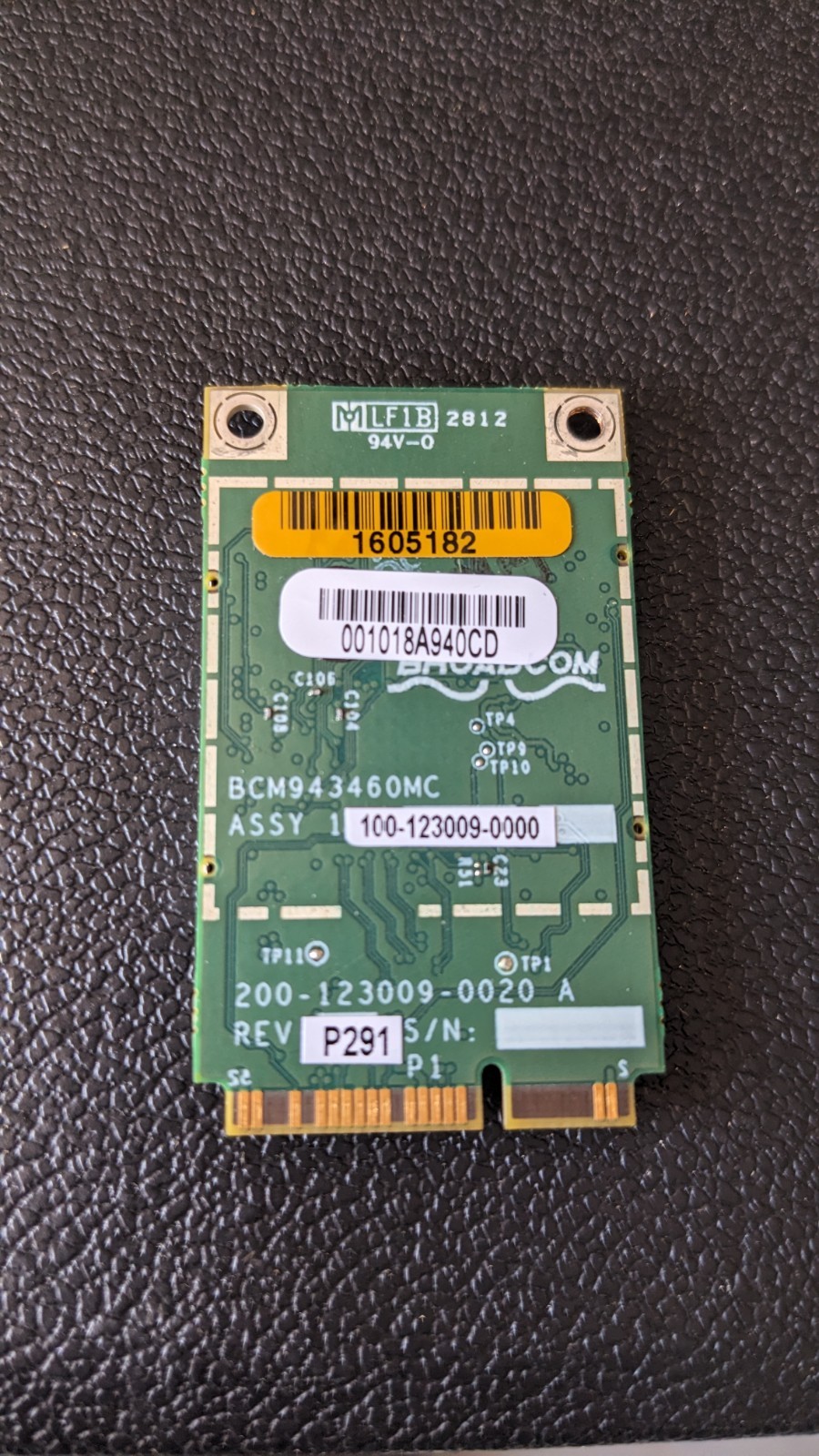 Broadcom BCM943460MC 802.11ac 3x3 Mini PCIe WiFi Wireless Card Module