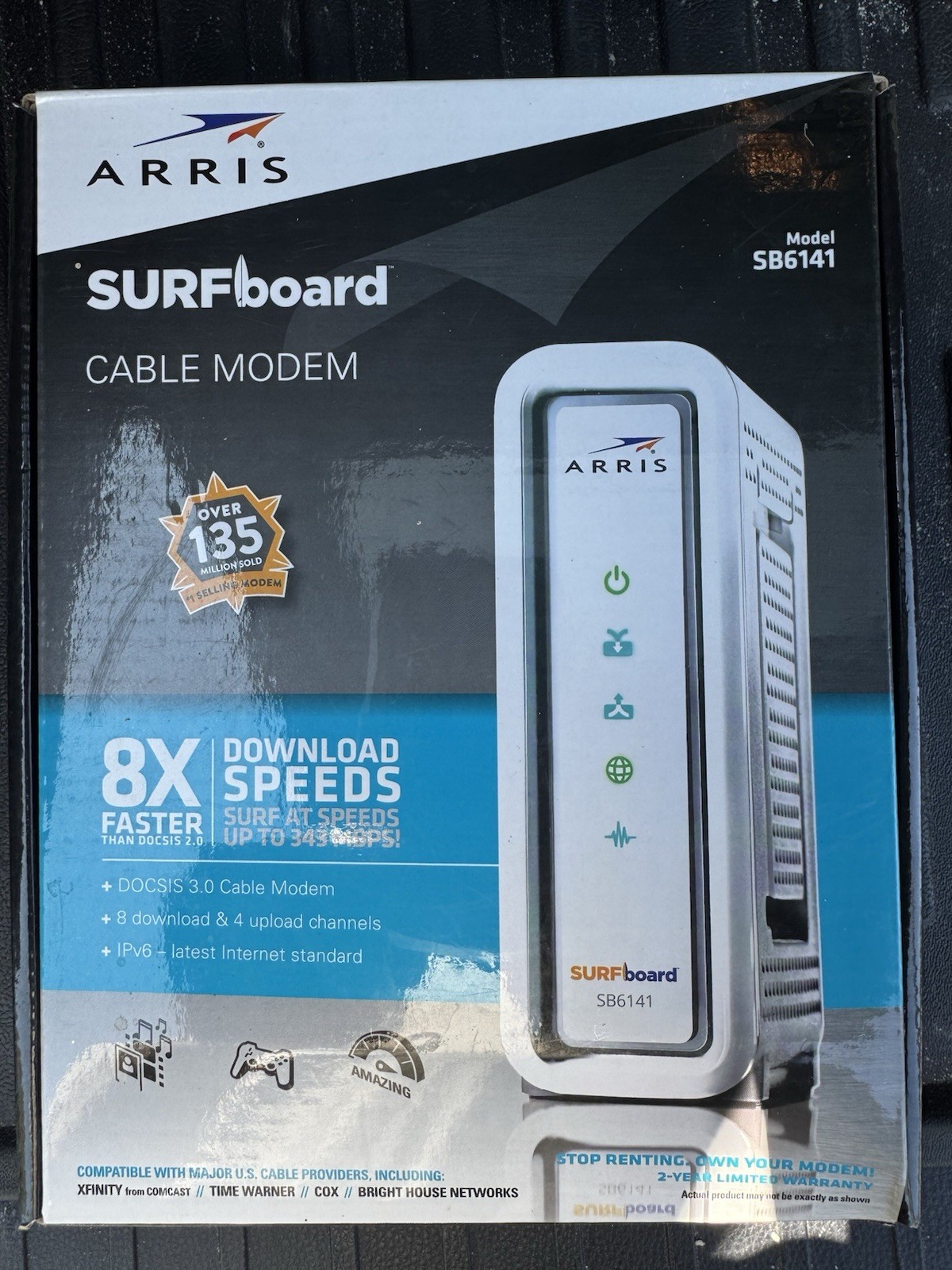 NEW  ARRIS SURFboard SB6141 Docsis 3.0 Cable Modem Fast ship