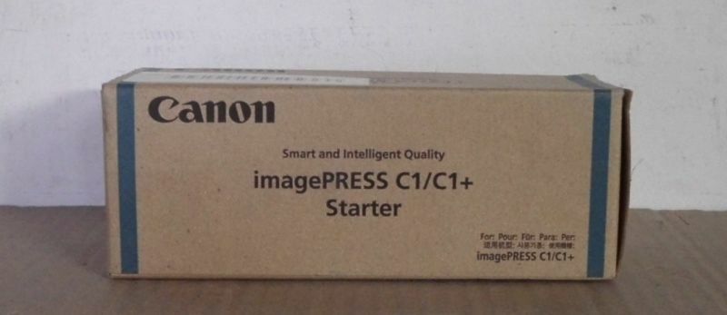Genuine Canon C-EXV 19 Starter Cyan Imagepress C1 0402B001AA Developer Original Box A