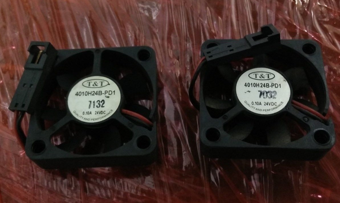Lot of 127 T&T 4010H24B-PD1 24VDC 0.10A DC Brushless Fans - NEW