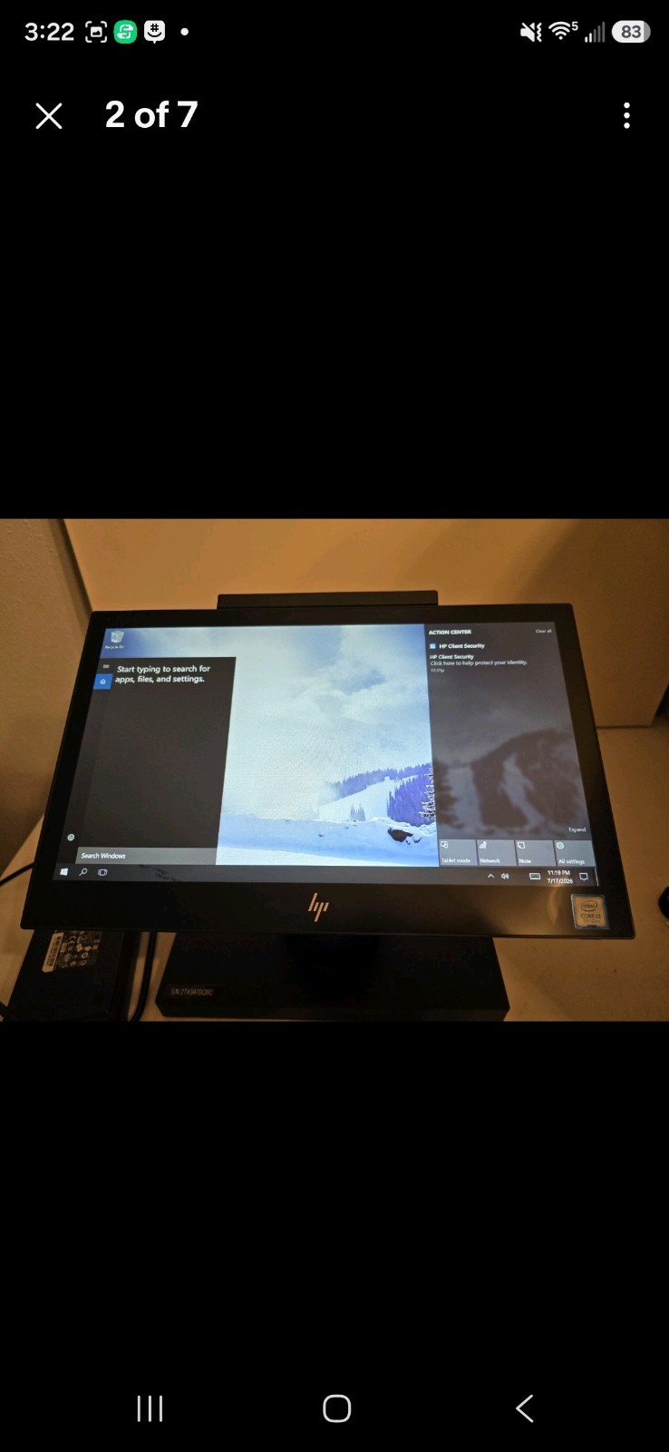 HP Engage One 145 POS AIO 14" Touch i5-7300U 8GB 256GB SSD Retail System