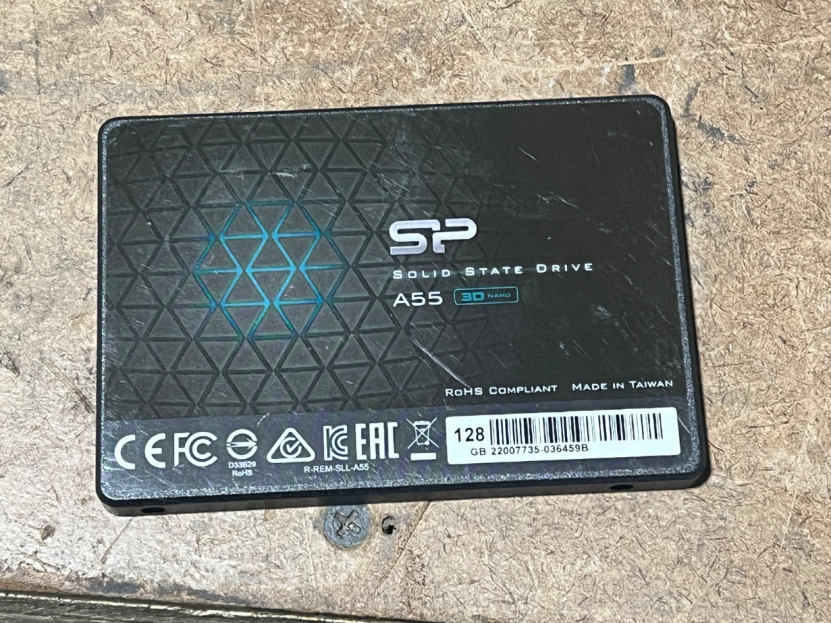 Silicon Power A55 128GB 2.5" SATA III SSD 100% Health