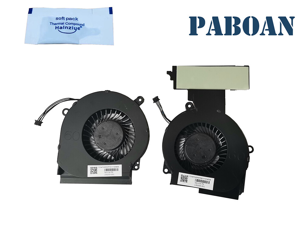 HP OMEN 15-dc1025cl 15-dc1058wm 15-dc1069wm 15-dc1079wm GPU Fan +CPU Cooling FAN