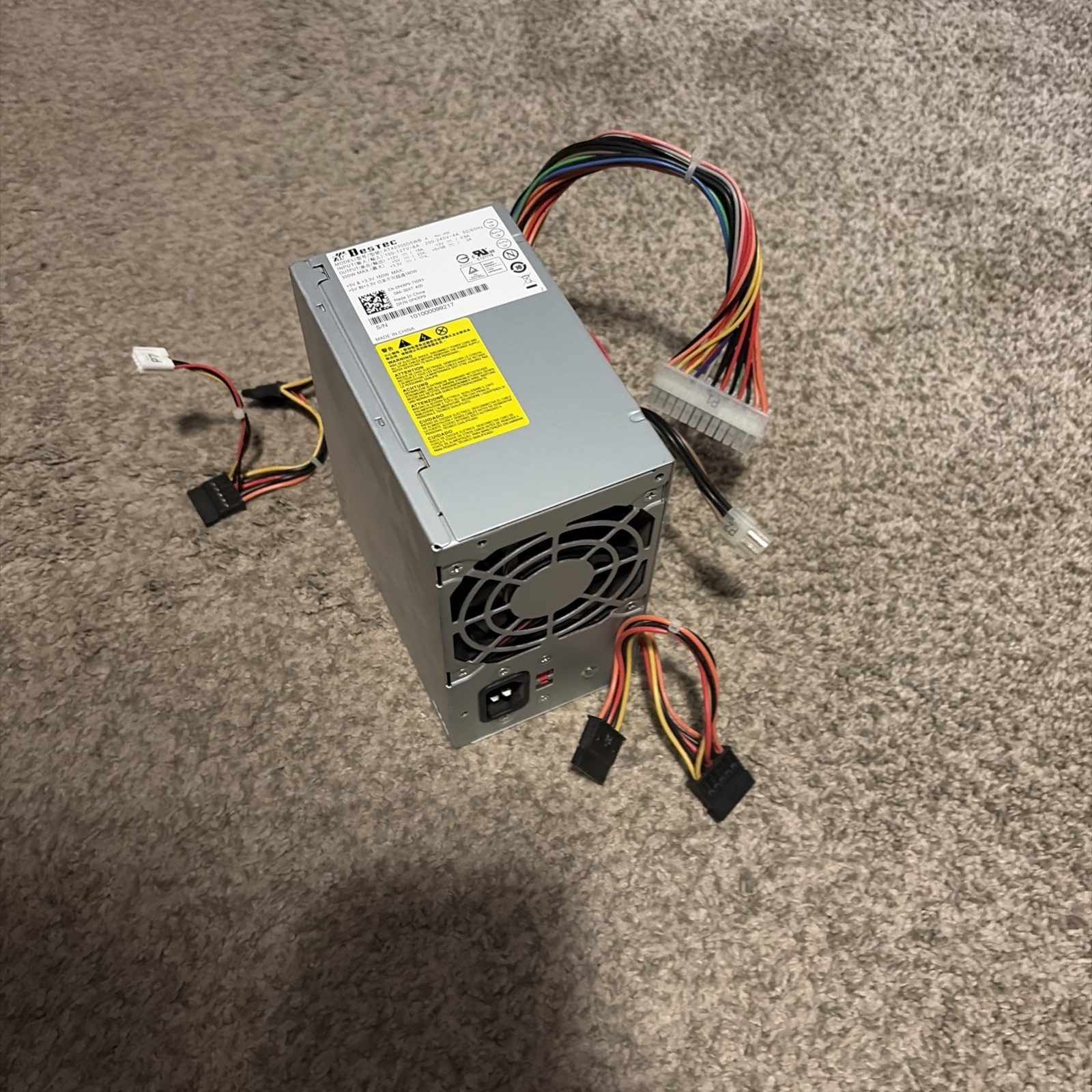 Genuine Bestec HP dx2400 Dell Vostro 200 Computer 300W Power Supply ATX0300D5WB
