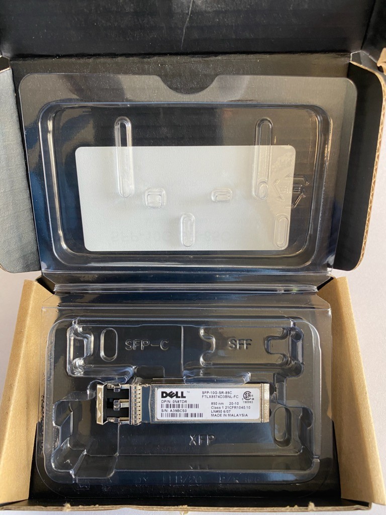 GENUINE Dell N8TDR SFP-10G-SR-85C FTLX8574D3BNL-FC