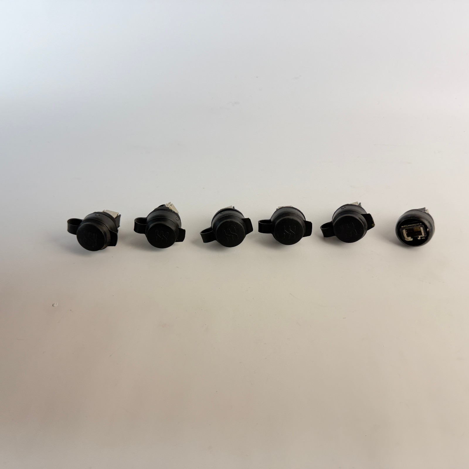 Lot of 6 Weidmuller 1018790000 IE-FCM-RJ45-C Cat6A RJ45 Ethernet Couplers