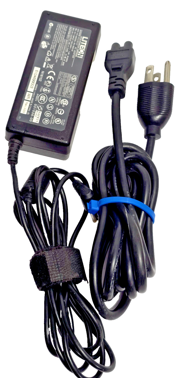 Genuine Gateway Liteon PA-1650-02 AC Adapter Power Supply & Cord