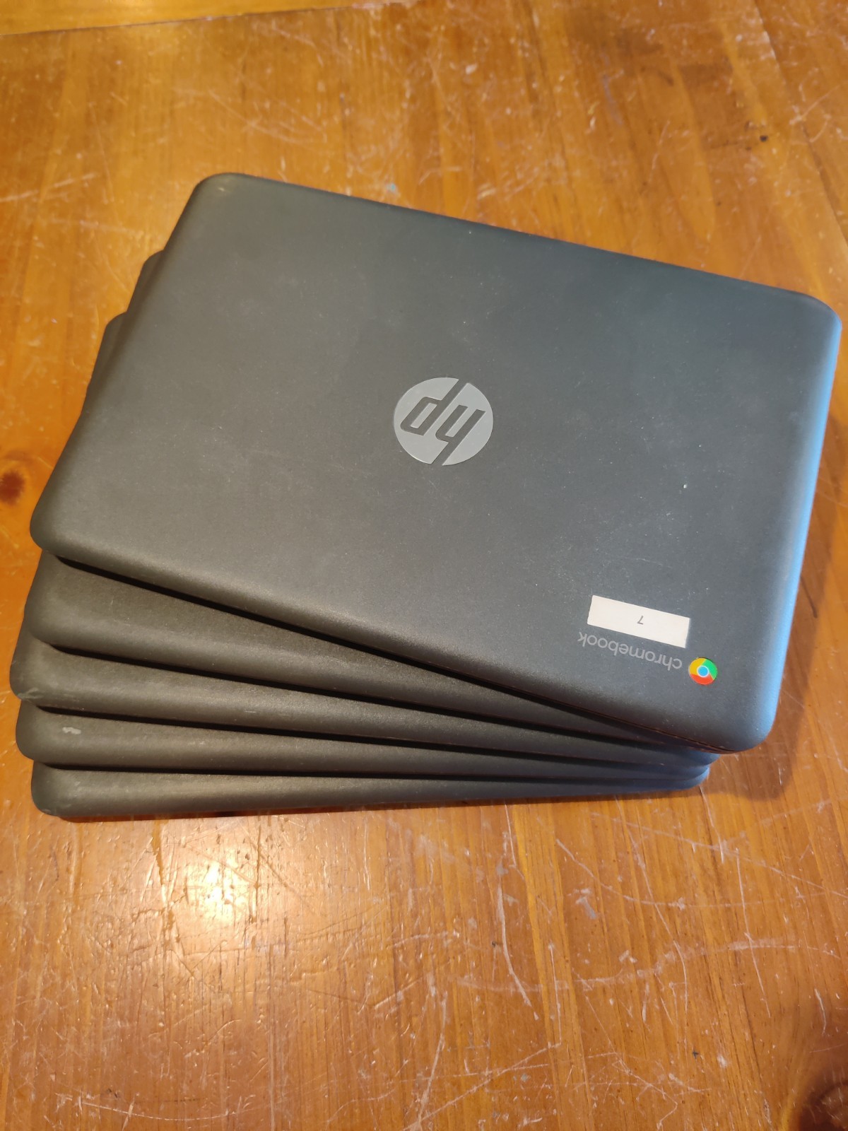 Lot of 5 - HP Chromebook 11a-nb0013dx 11.6" Laptop 32GB eMMC 4GB RAM Intel N3350