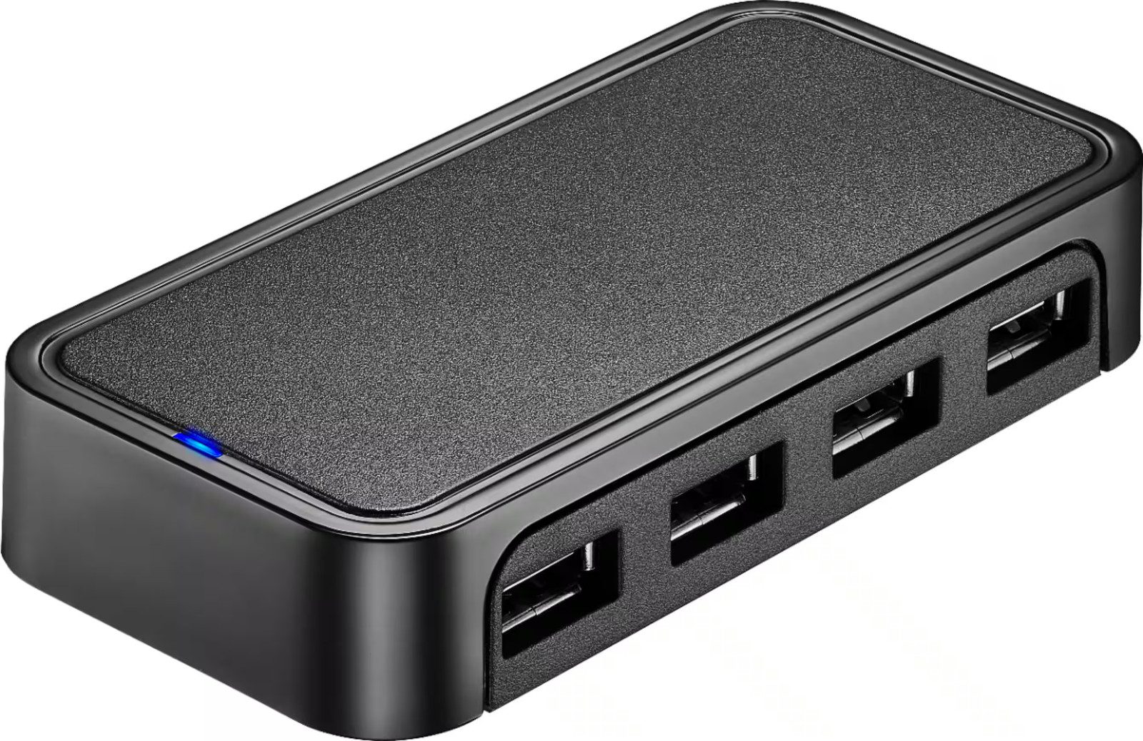 Best Buy essentials- 4-Port USB 2.0 Hub - Black
