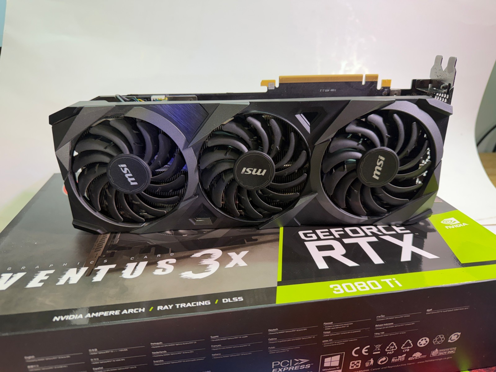 MSI GeForce RTX 3080 Ventus 3X 10G OC 10GB Graphics Card - Excellent Condition