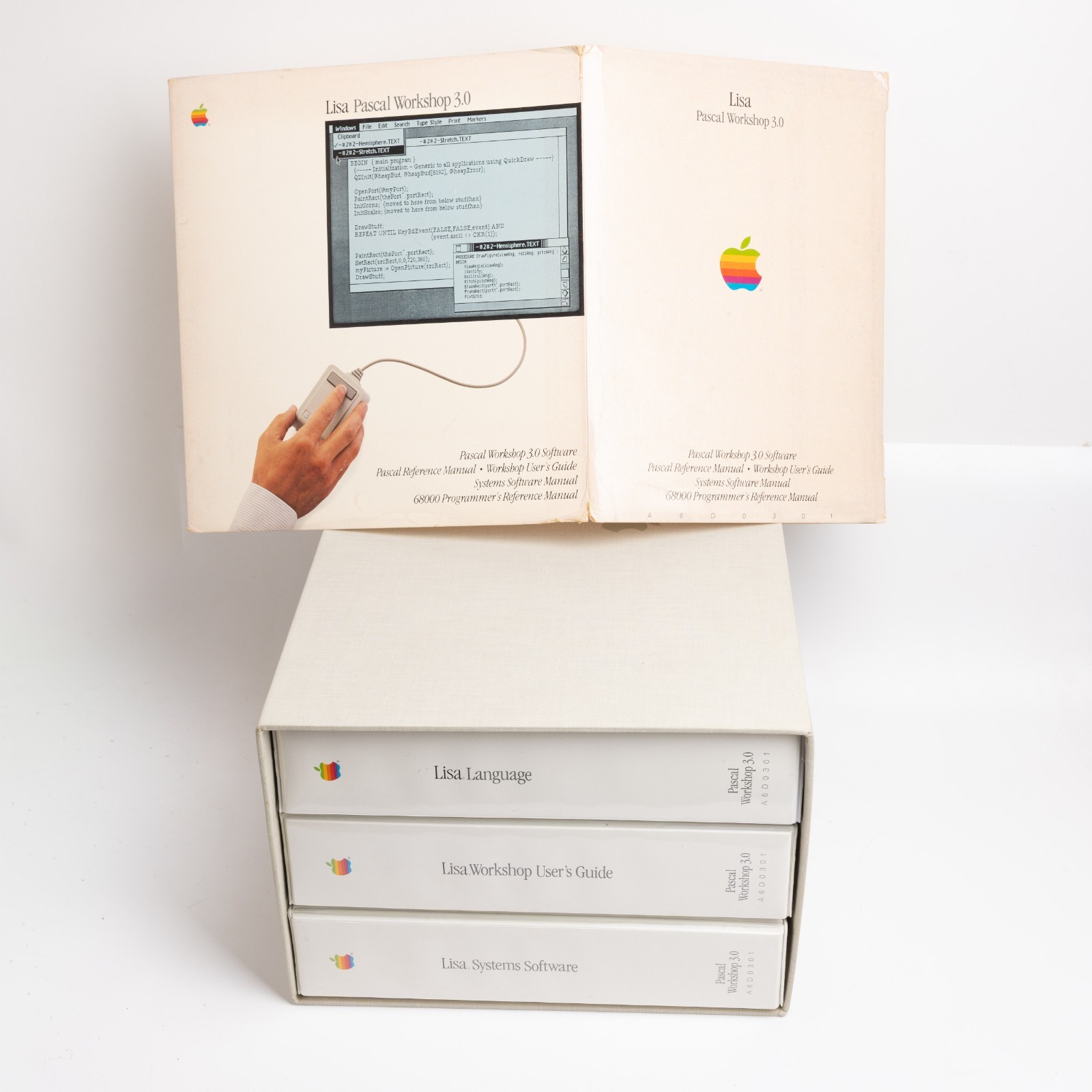 Apple Lisa Pascal Workshop 3.0 software & manuals Macintosh vintage