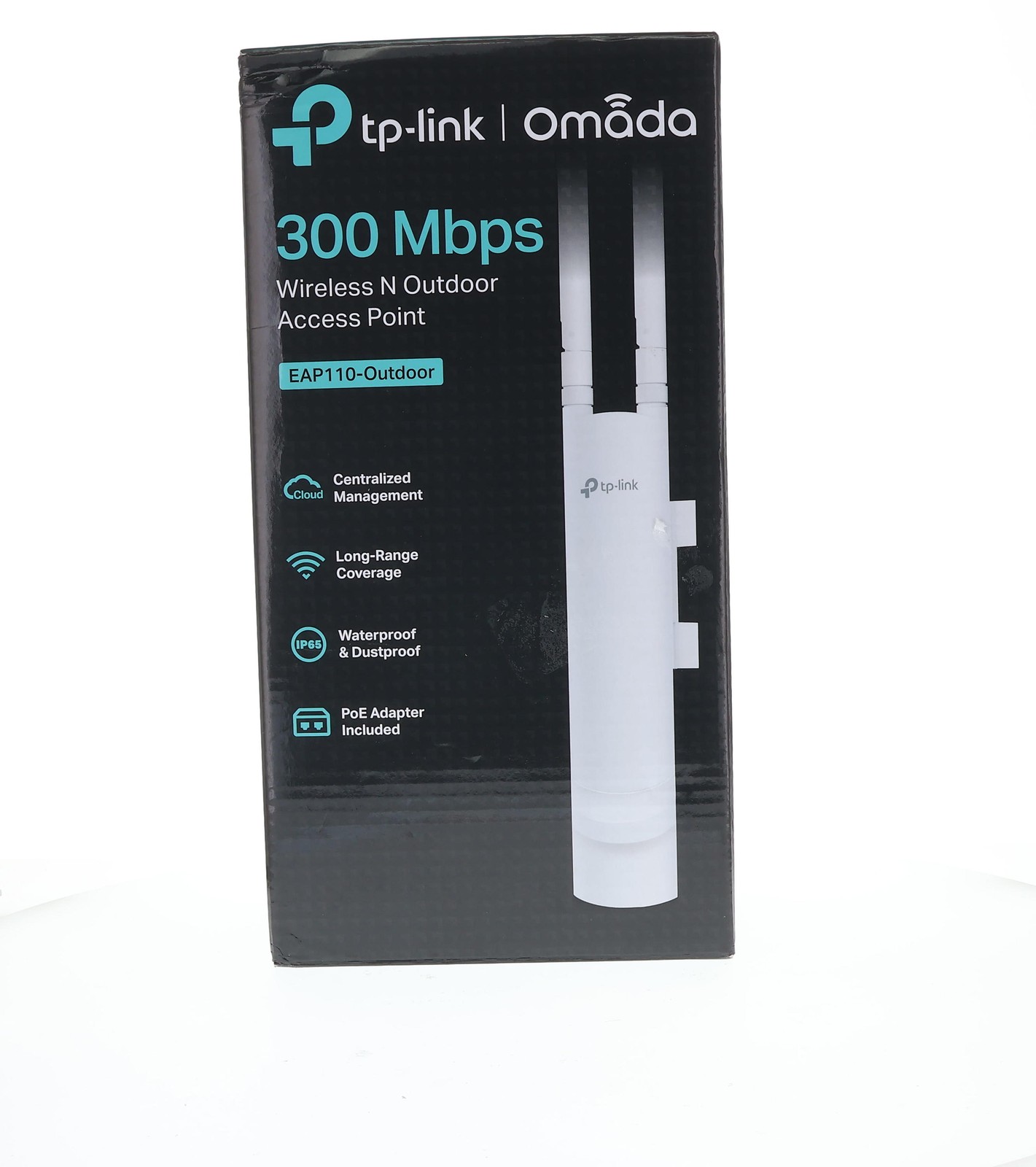 TP-Link EAP110-Outdoor V3 Omada N300 2.4GHz WiFi Access Point Passive PoE