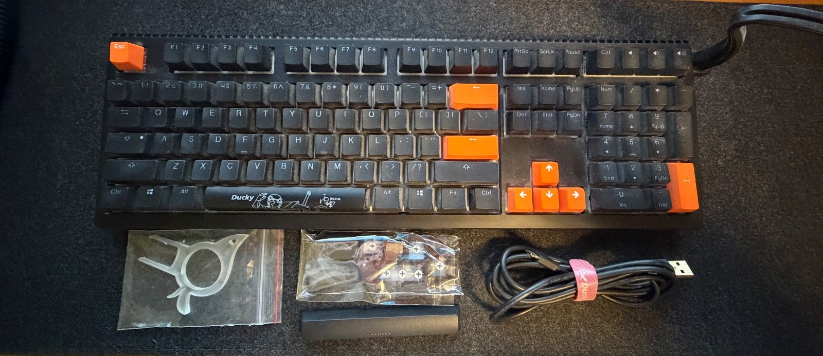 Ducky Shine 6 RGB Mechanical Keyboard Cherry MX Speed Silver