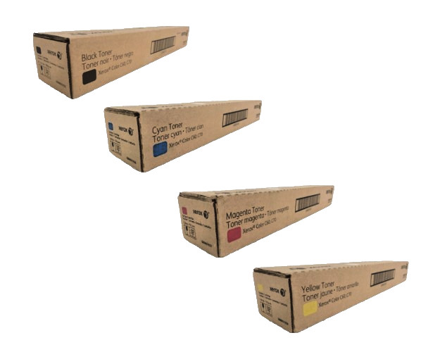 🇺🇸 GENUINE XEROX C60 C70 TONER SET KCMY 006R01655/56/57/58