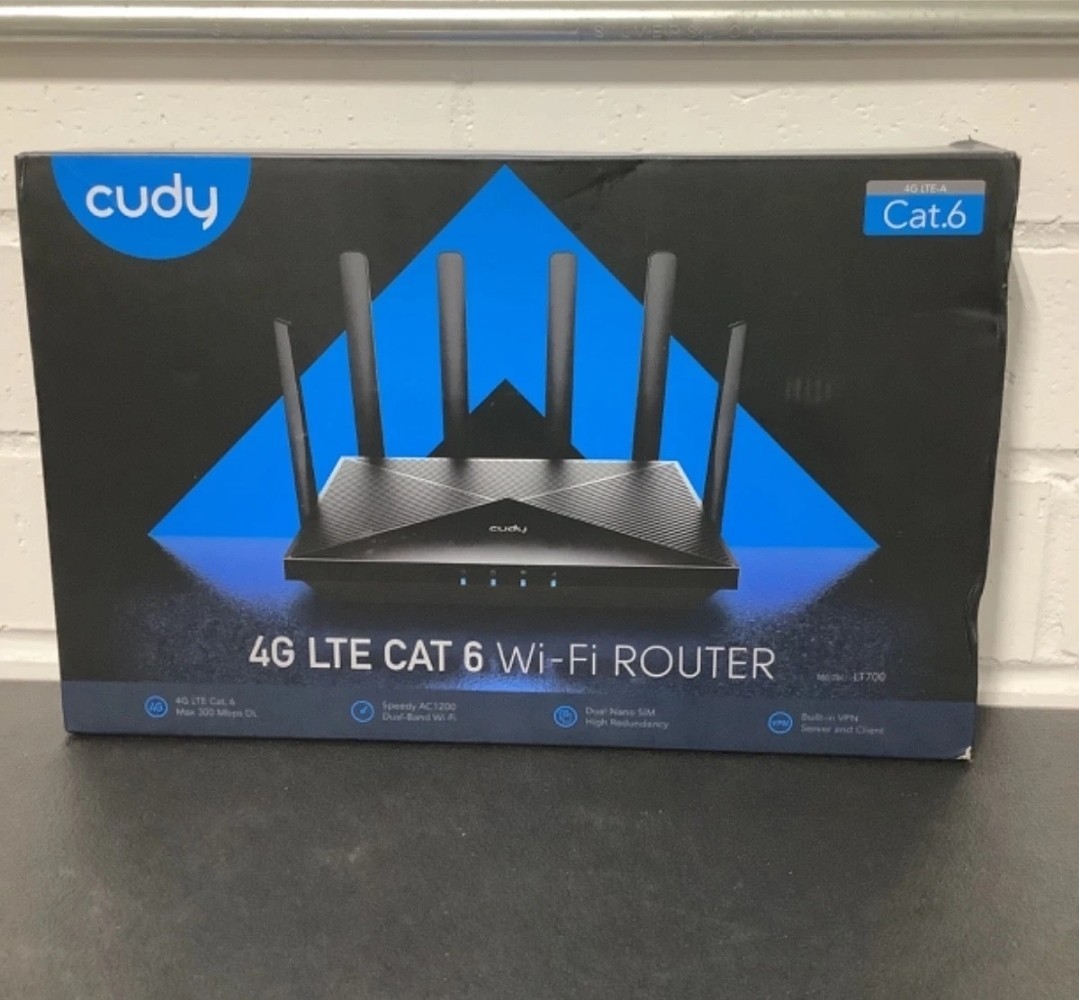 Cudy LT700 4G LTE Cat 6 AC1200 Dual Band Wi-Fi Router Dual SIM