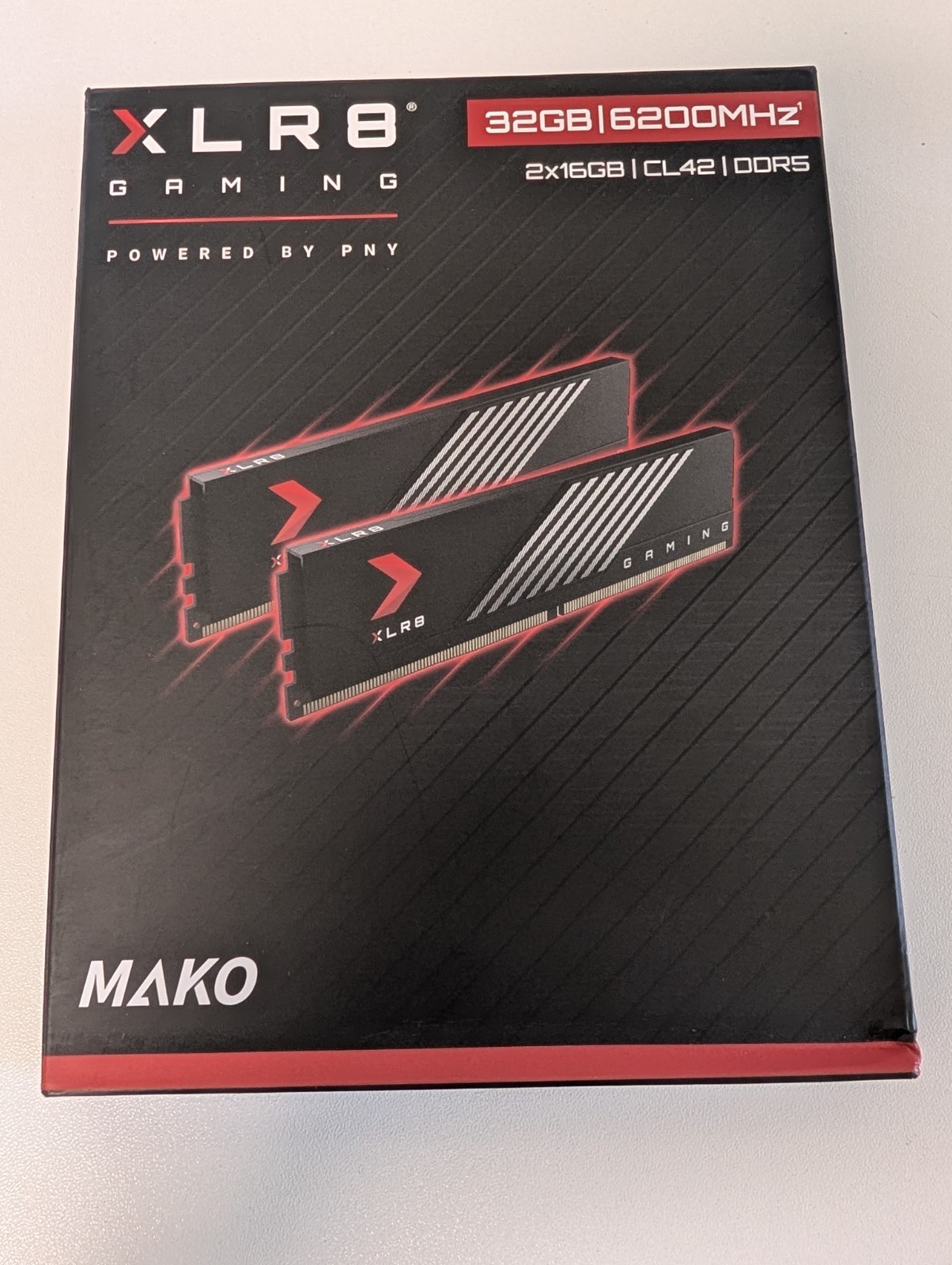 PNY XLR8 Gaming MAKO 32GB 2x16GB DDR5 6200 CL42 XMP 3.0 Intel AMD RAM