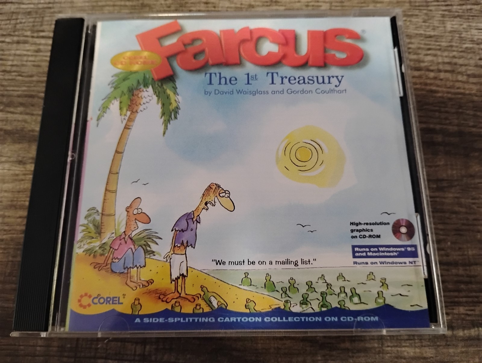  Farcus The 1st Treasury Waisglass/Coulthart PC/Mac CD-ROM Corel 1996 Windows 95