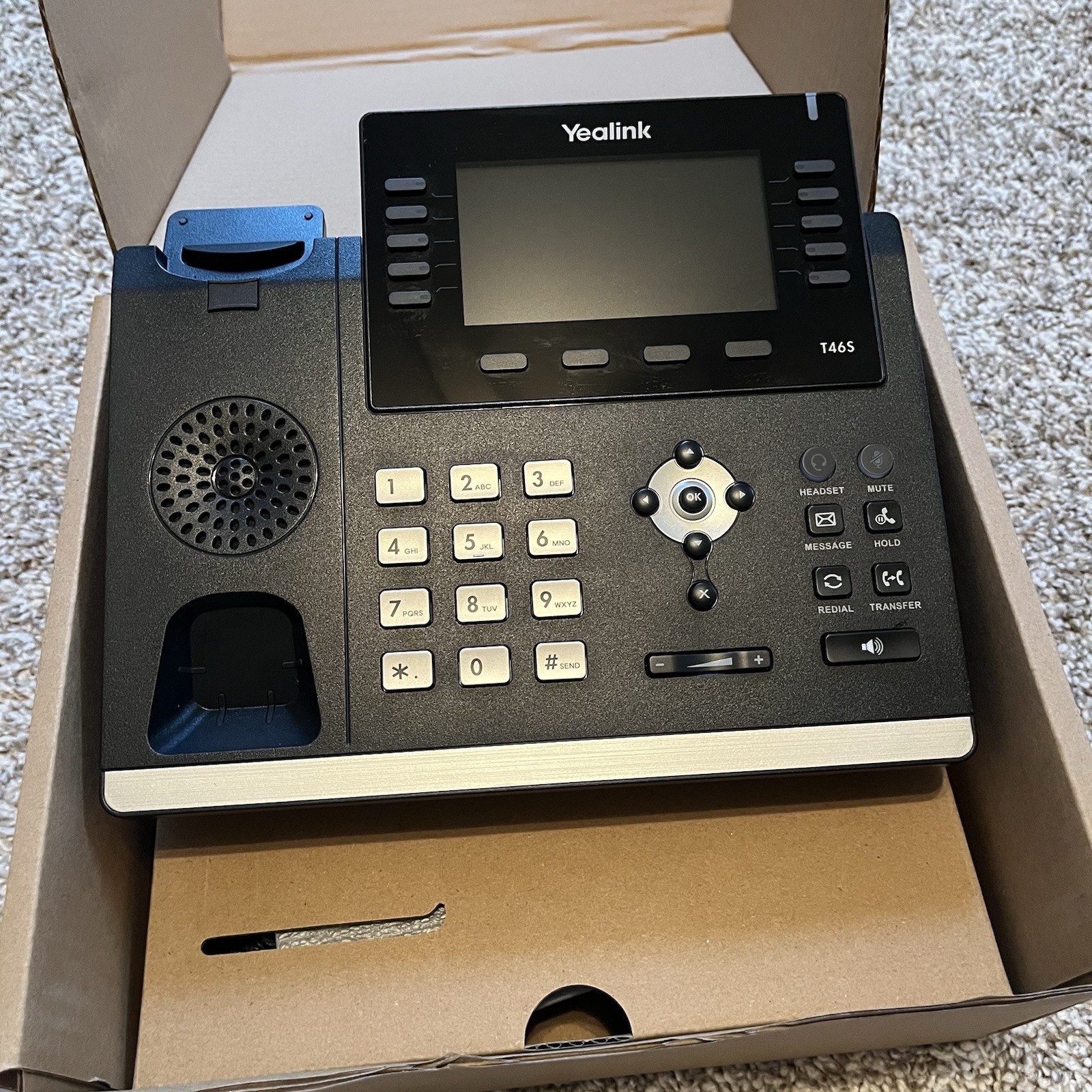 Yealink SIP-T46U Ultra-Elegant Gigabit IP Phone Brand New In box
