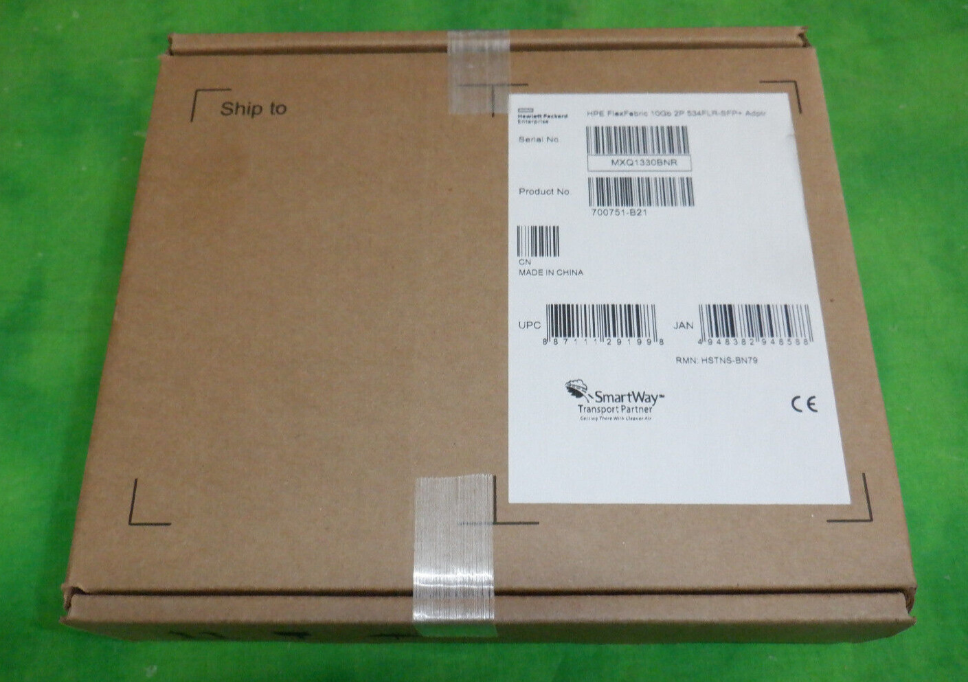 HP 700751-B21 701531-001 FlexFabric 10Gb 2-port 534FLR-SFP+ Module    NEW SEALED